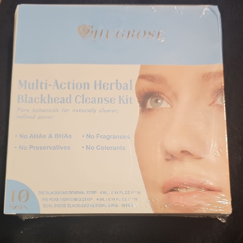 Multi-Action Herbal Blackhead Cleanse Kit - Blue